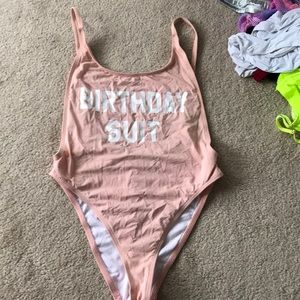 One piece swimsuit